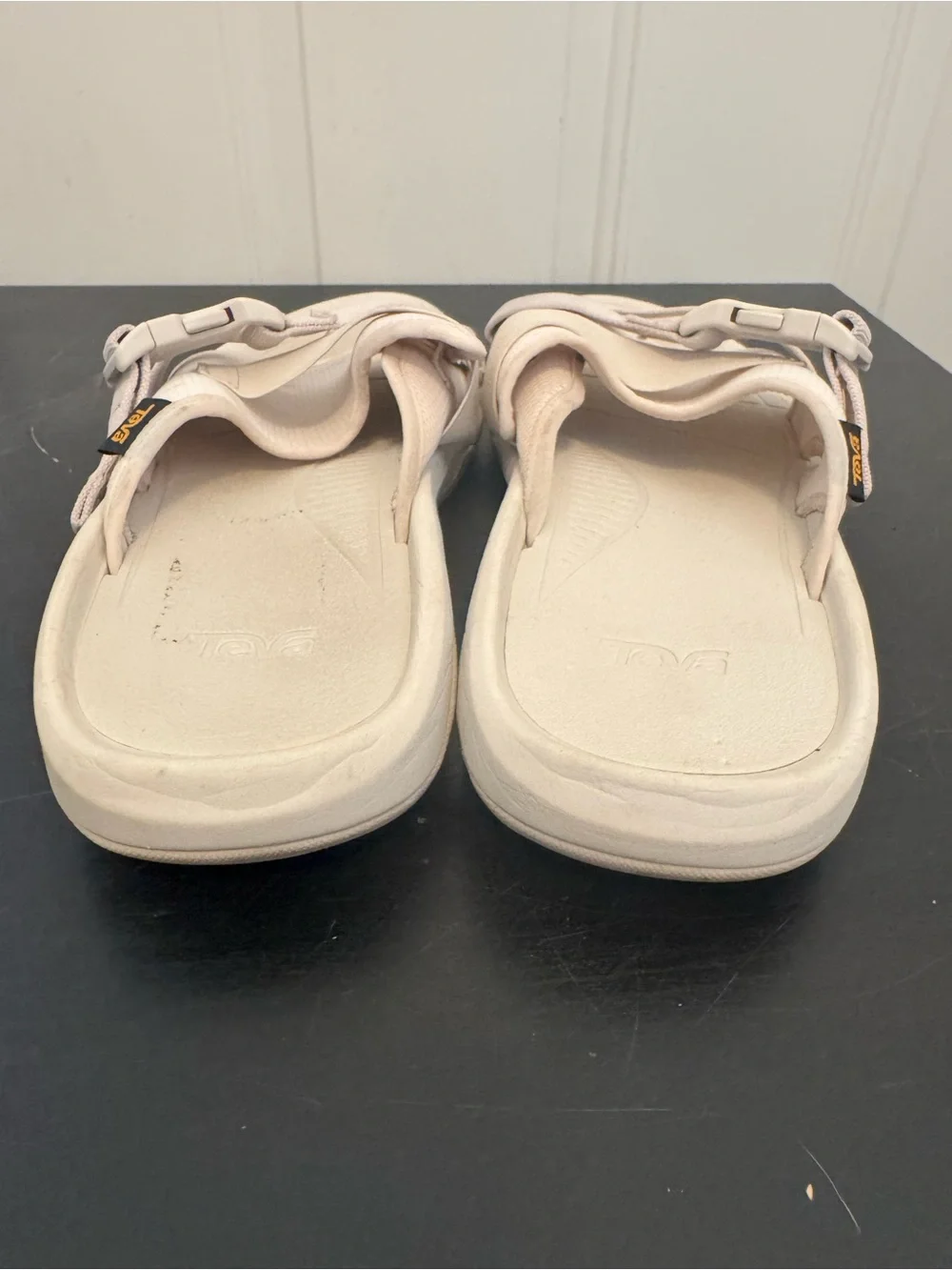 Teva Men’s Hurricane Verge Slides Sandals Birch Beige Size 14